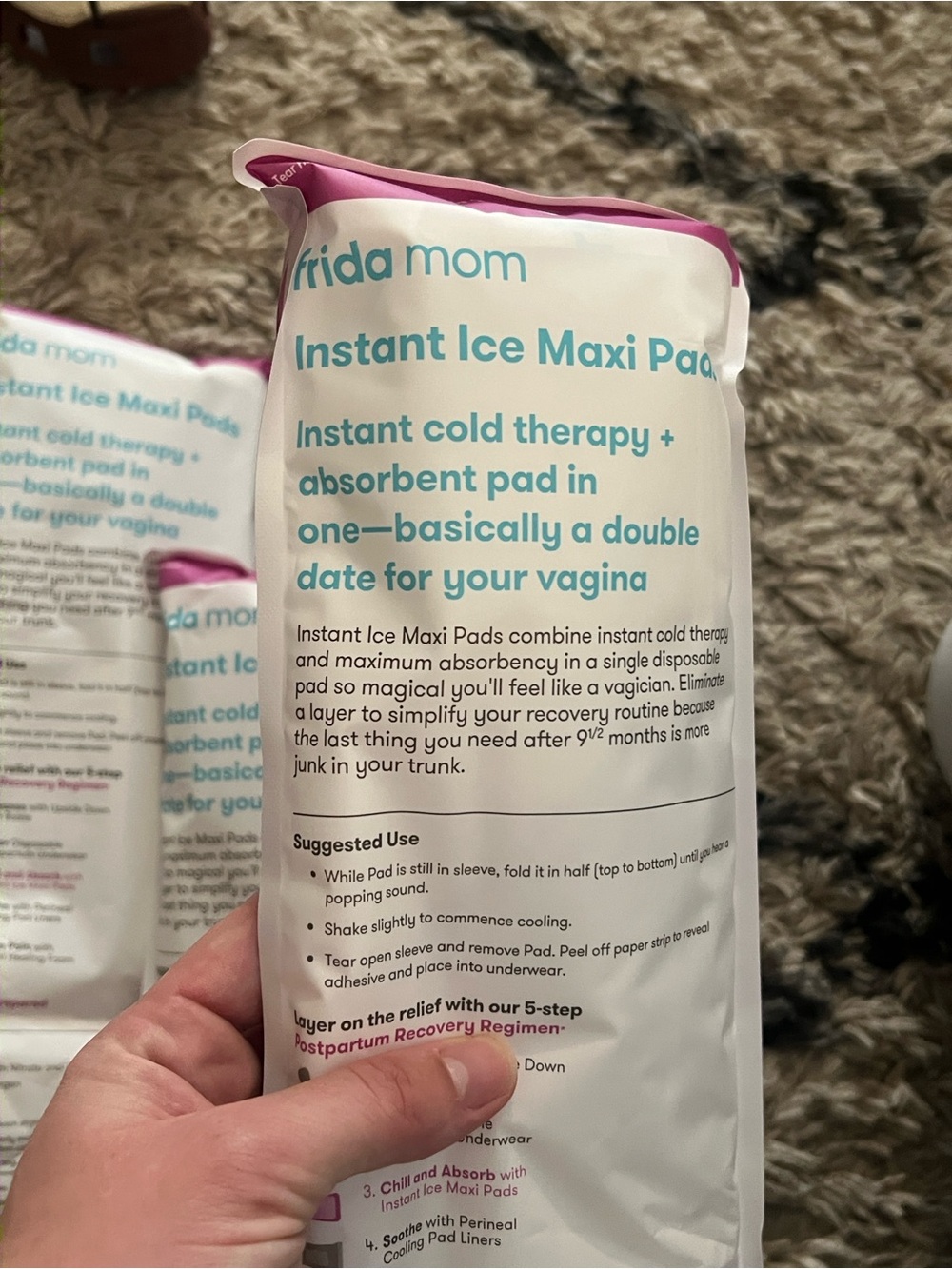 Instant iced maxi pads - Picture 4 of 4